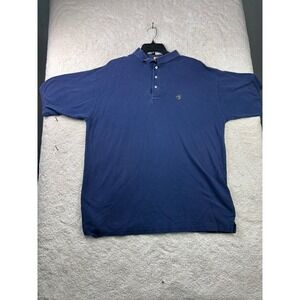 Duck Head Men's Polo Shirt XL Navy Cotton Short‎ Sleeve